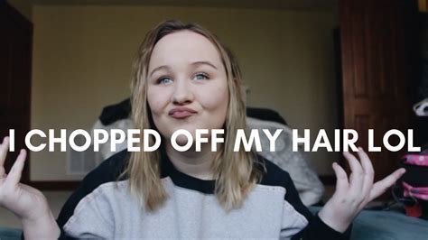I Chopped Off My Hair Because I M Moving To Florida Winter Break Life Update Youtube