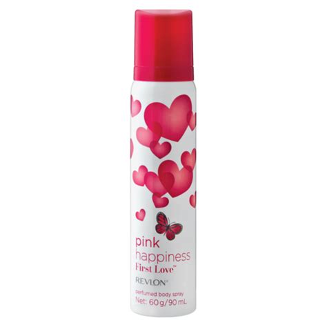 Revlon Pink Happiness First Love Ladies Body Spray 90ml Female Spray