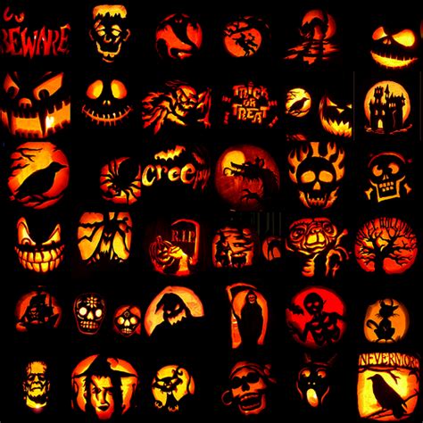 The Sleepy Hollow Halloween Pumpkin Carving Stencils Scary Halloween