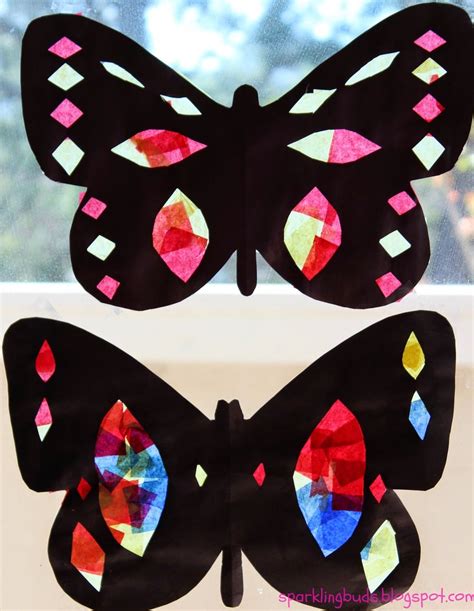 Sparkling Buds Edutainment At Home Butterfly Suncatcher Butterfly