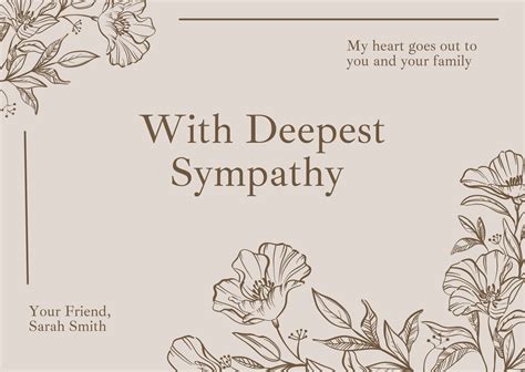 9 Free Printable Sympathy Cards For Any Loss Sympathy Card Sayings