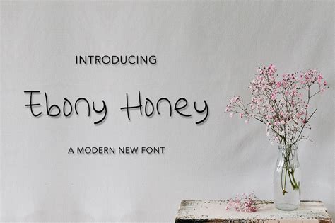 Ebony Honey Font By Morningmondayy · Creative Fabrica