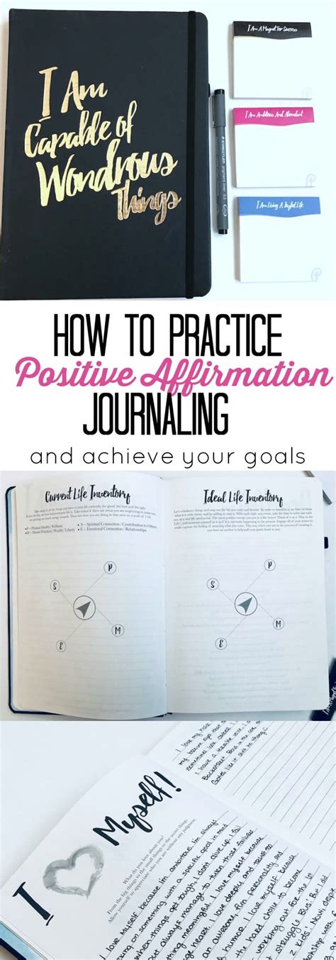 Build Confidence And Achieve Your Goals With An Affirmation Journal ⋆