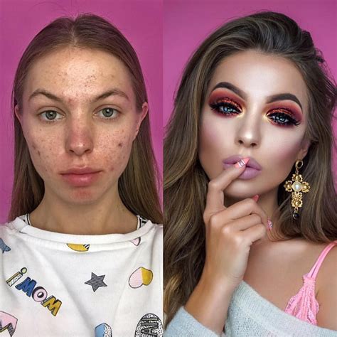 25 Images That Show The Power Of Makeup Makeup Transformation Power Of Makeup Makeup Makeover