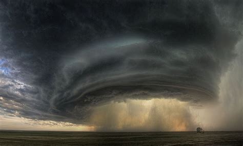 A Colossal Supercell Thunderstorm Cloud Over Montana And Other