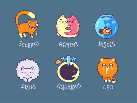 Cat Zodiac By Denis Sazhin On Dribbble