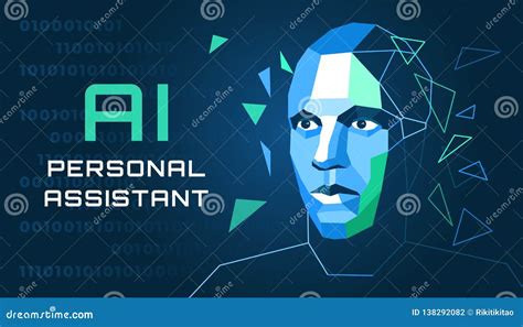 An Illustration Of An Ai Personal Assistant Stock Vector Illustration Of Face Device 138292082