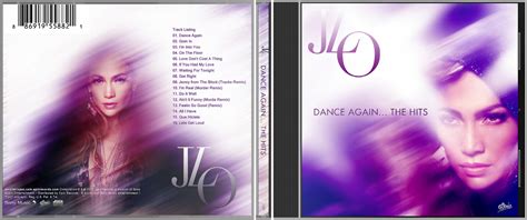 Cd Cover Design Jennifer Lopez Dance Again The Hits