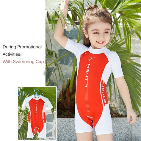 Children Swimwear For Girls Boys Swimming Suit One Piece Uv Sun