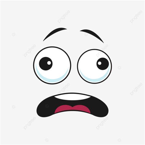 Face Eyes Emoji Vector Hd Png Images Emoji With Shocked Facial