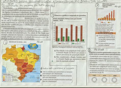 Texto Com Atividades Sobre Urbanização Brasileira 7 Ano - Acessaber