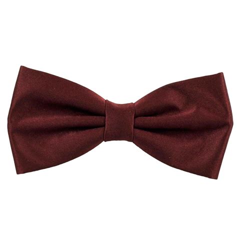 Plain Burgundy Red Bow Tie From Ties Planet Uk