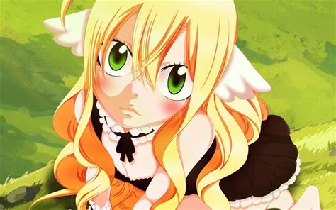 Download Wallpapers Mavis Vermilion Green Eyes Fairy Tail Manga