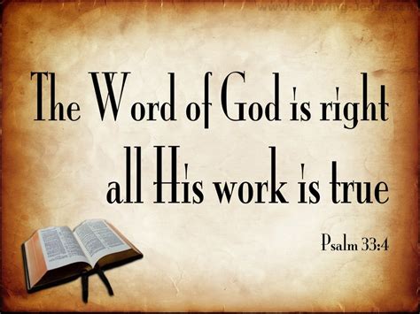 Psalm 334 The Word Of God Is True Beige