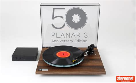 Rega Planar 3 50th Anniversary Edition Stereonet International