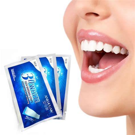 3d teeth whitening gel strips bright white teeth treatment strip tooth care whitening dental