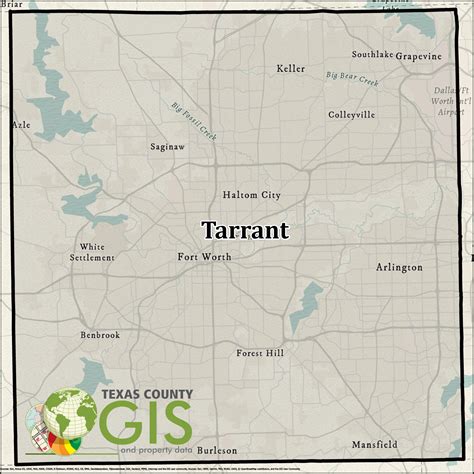 Tarrant County Shapefile and Property Data - Texas County GIS Data