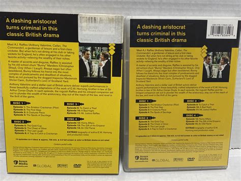 Raffles The Complete Collection Dvd 2010 4 Disc Set Acorn Media Tv