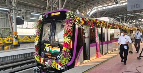 Just Opened Indias New Metro In Pune Urban Transport Magazine