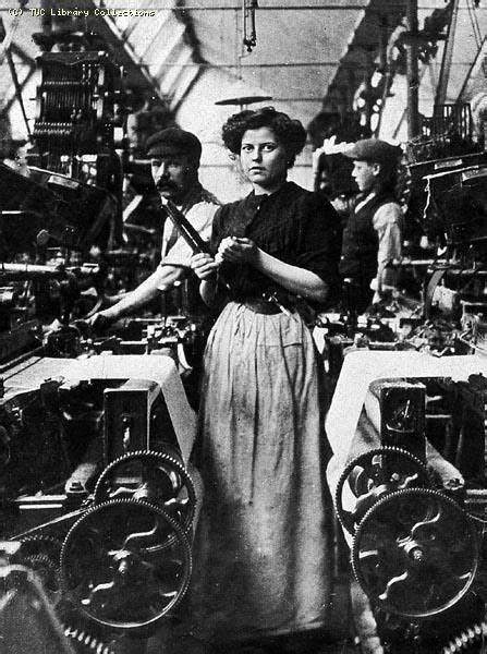 A Woman Working In The Factories Circa 1905 That Long Skirt And Those