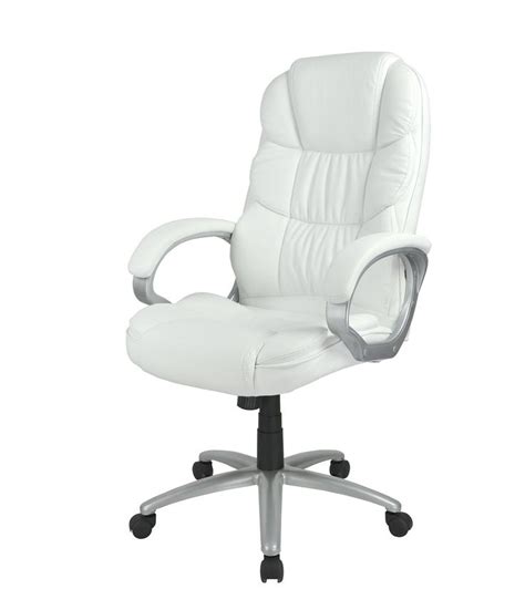 Shop our favorite white desk chairs on amazon to give your work station a major upgrade. Amazon.com: White High Back Leather Executive Office Desk ...