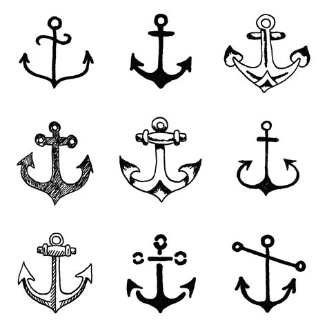 Even More Anchors Tattoo Art And Design Anchor Tattoos How To Draw
