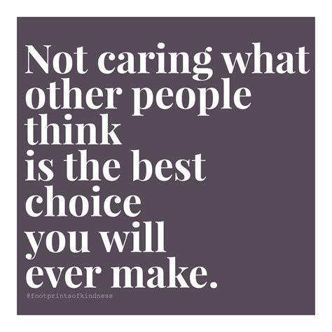 Not Caring What Other People Think What Other People Think Other