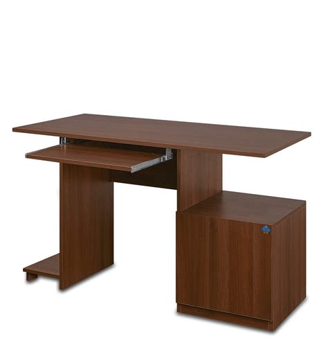 Buy Wing Computer Table In Acacia Dark Colour By Delite Kom Online