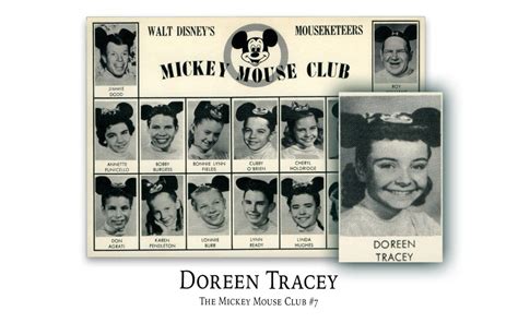 Doreen Tracey The Mickey Mouse Club 7 Postcard Inspirations