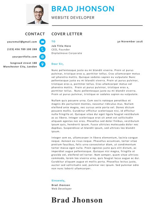 Creative Professional Cover Letter Ms Word Download Mycvstore