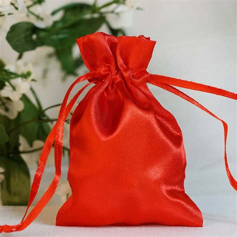 Efavormart 60pcs Satin T Bag Drawstring Pouch For Wedding Party