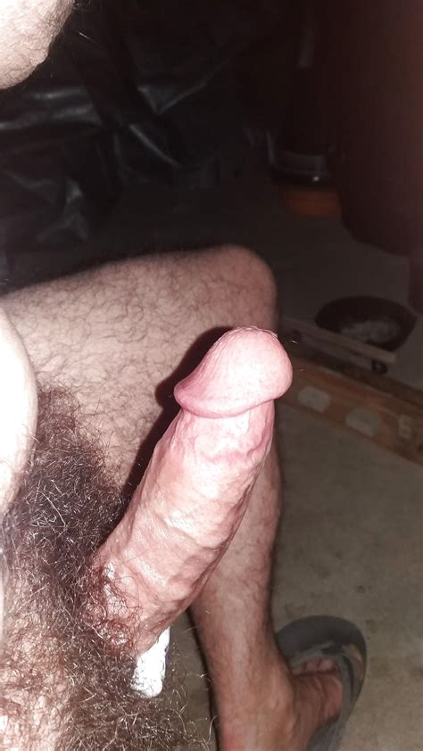 Stroking My Big Hard Hairy Cock Outdoors On The Porch 12