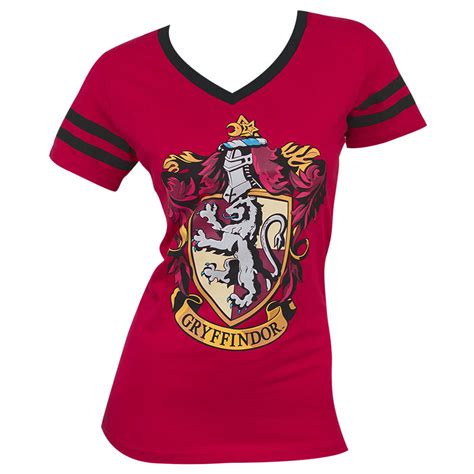 Harry Potter Gryffindor Juniors V Neck Tee Shirt