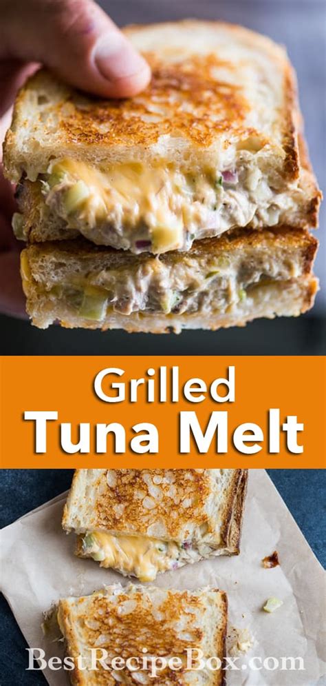 Tuna Melt Sandwiches Recipe Tuna Grilled Cheese Best Recipe Box
