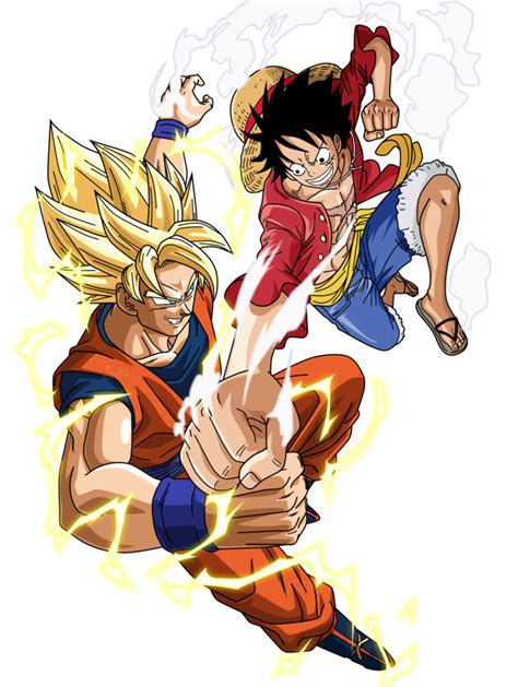 Fusion De Goku Luffy Y Naruto Dibujo De Goku Goku Luffy Kulturaupice