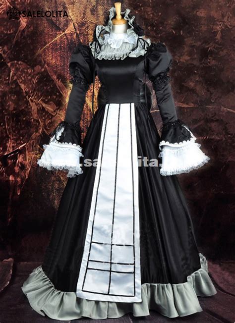 Black Anime Gosick Victorique De Blois Cosplay Dress