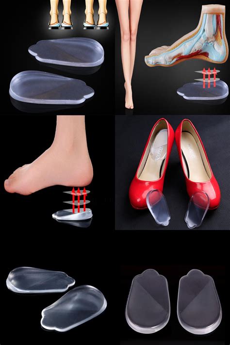 Visit To Buy New Style Silicone Gel Orthopedic Shoe Pad Insoles Women