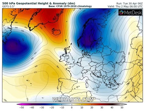 Val De Aer Arctic Peste Europa Temperaturi Aproape De îngheț