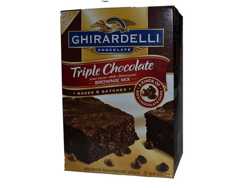 Ghirardelli Triple Chocolate Brownie Mix 6 Pack 1759usd Spice Place
