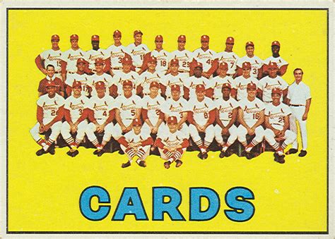 St Louis Cardinal Roster 1967 Paul Smith