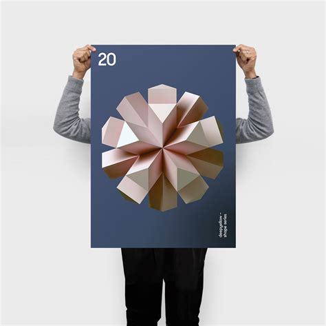 Minimalist Geometric Posters By Deepyellow Daily Design Inspiration
