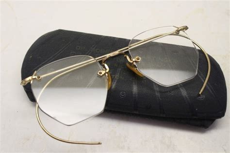 Vintage Ful Vue Rimless Eyeglasses Telegraph