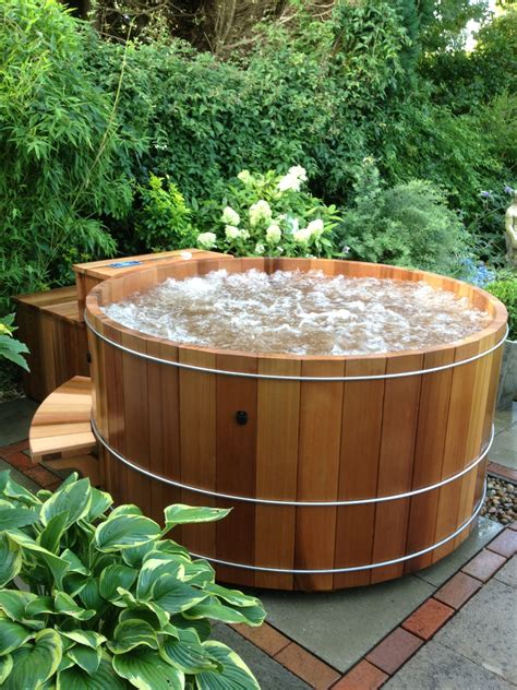Cedar Hot Tub Hot Tub Landscaping Hot Tub Garden Hot Tub Backyard