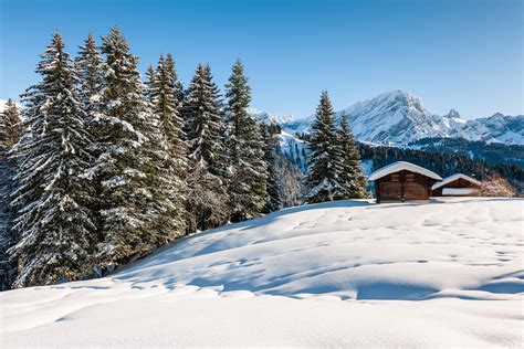 Winter Bliss A Sunny Day In The Swiss Alps In Winter Nio Photography