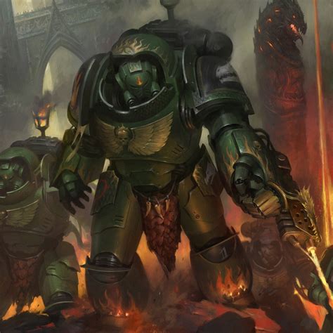 Artstation Warhammer 40k Salamanders Warforged Strike Force Cover