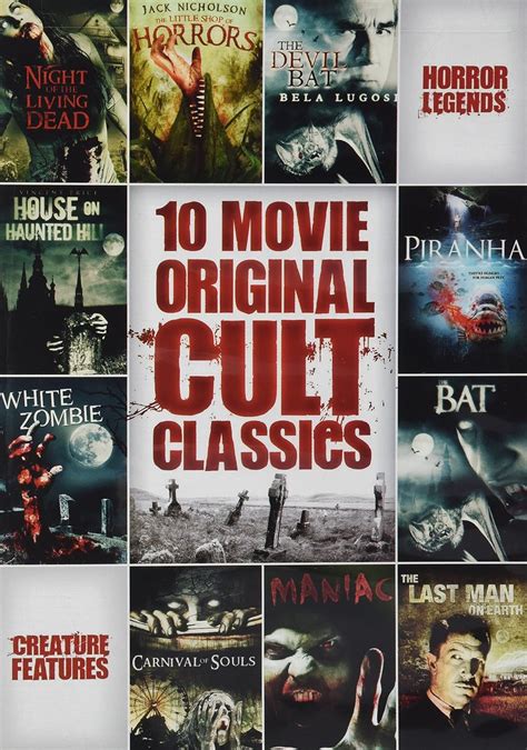 10 Film Horror Cult Classics Collection Peter Brown
