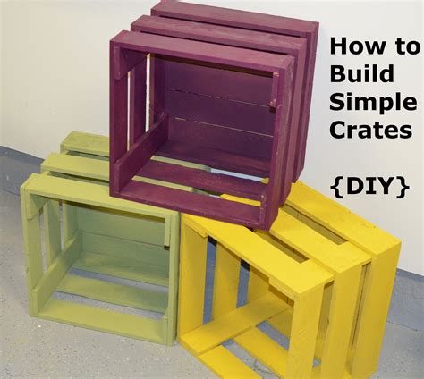 Crates Heading How To Build It Crate Diy Wood Diy Diy Projects