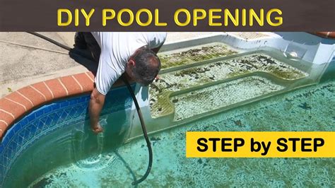 These diy above ground pvc pool ladder instructions can be adapted to fit any size above ground pool. DIY INGROUND POOL OPENING - Step by Step - YouTube