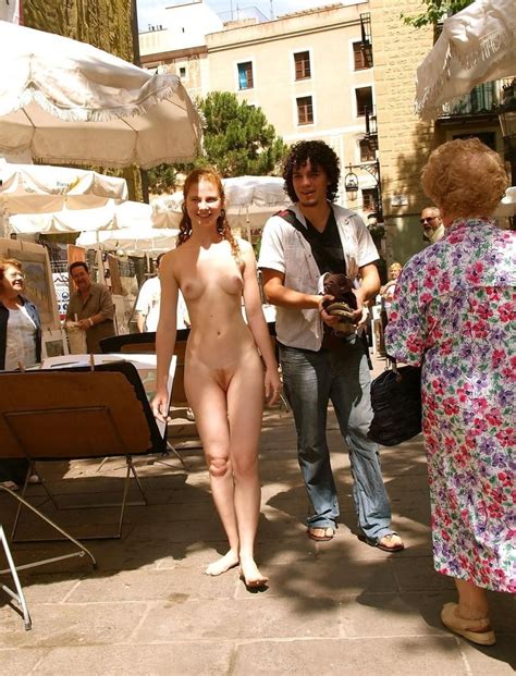 Embarrassed Public Nude