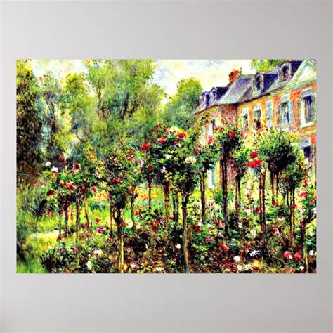Renoir The Rose Garden At Wargemont Poster